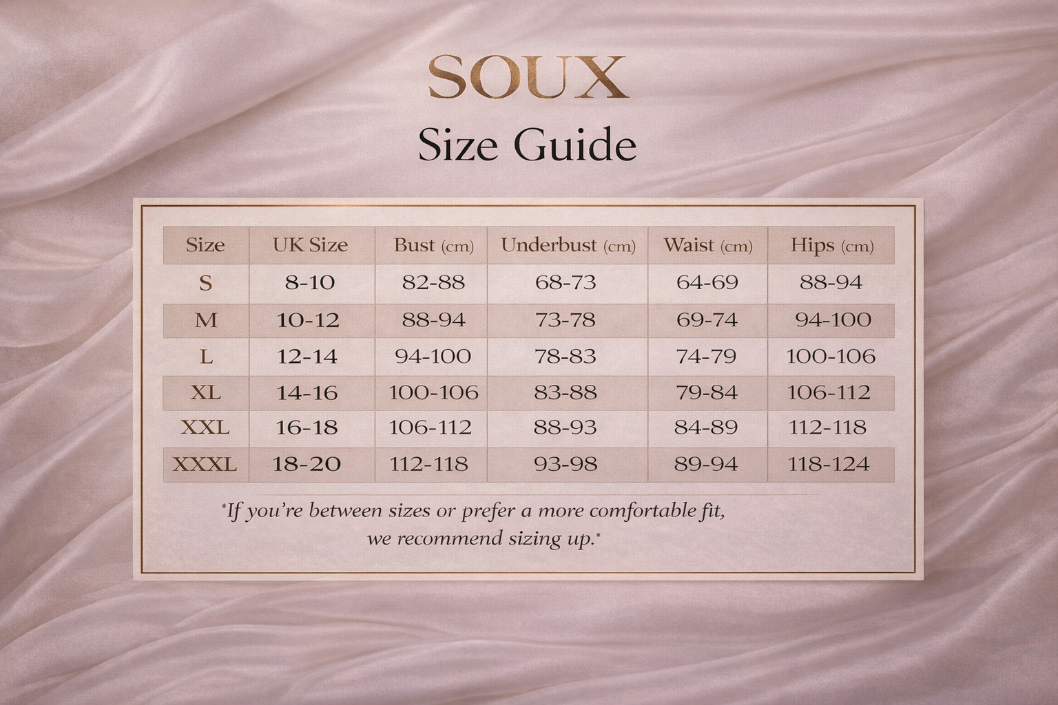 SIZE GUIDE