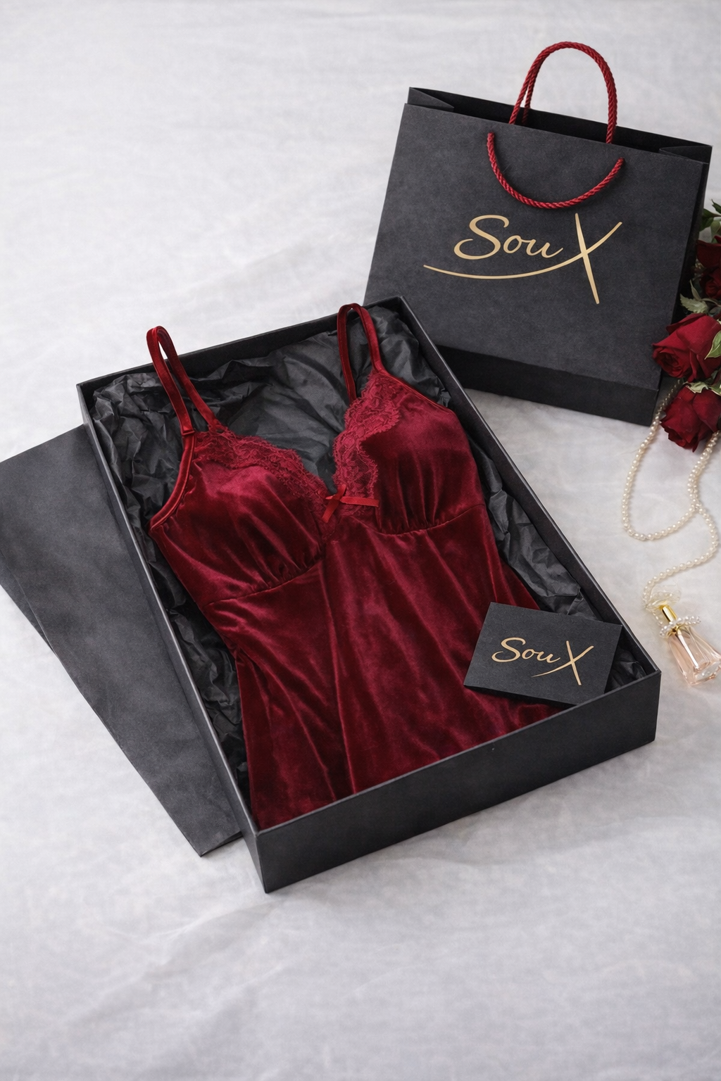 Sexy Velour Camisole