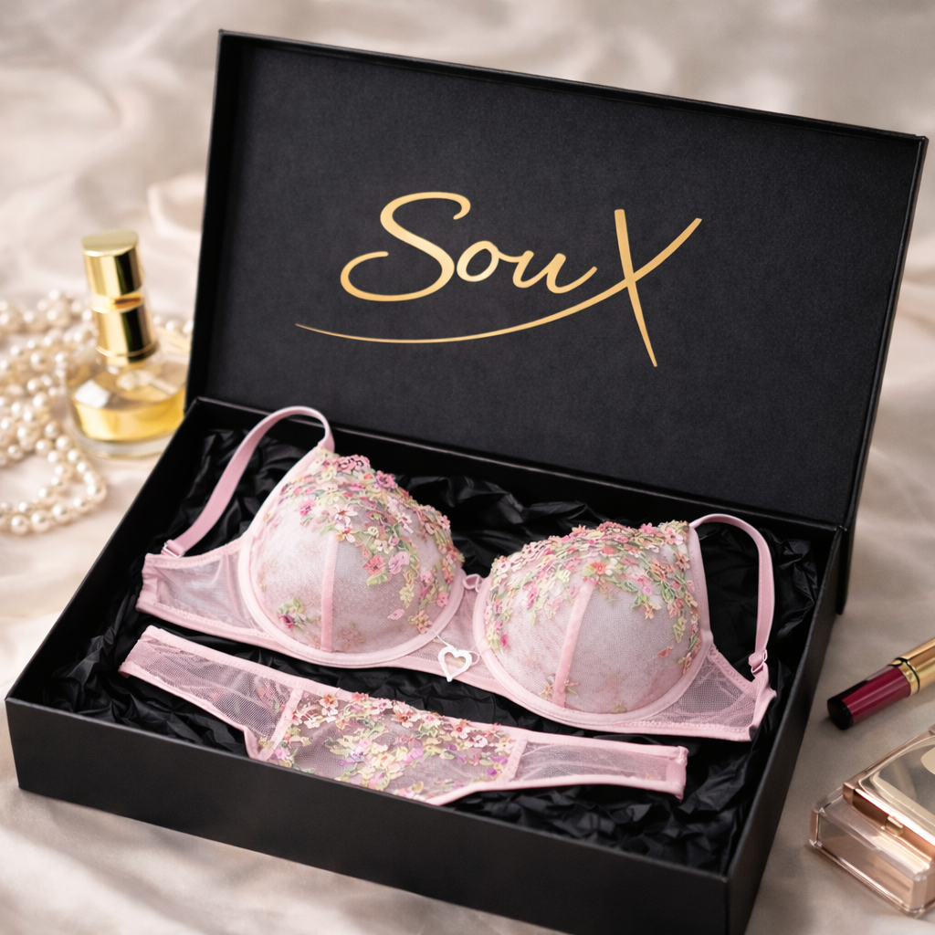 Blush Bloom Lace Set